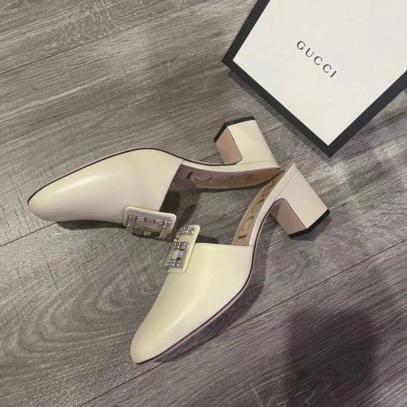 GUCCI Madelyn Crystal Mules NWT - Picture 5 of 8
